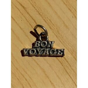 .925 Bon Voyage Sterling Silver Jewelry Charm #travel #cruise